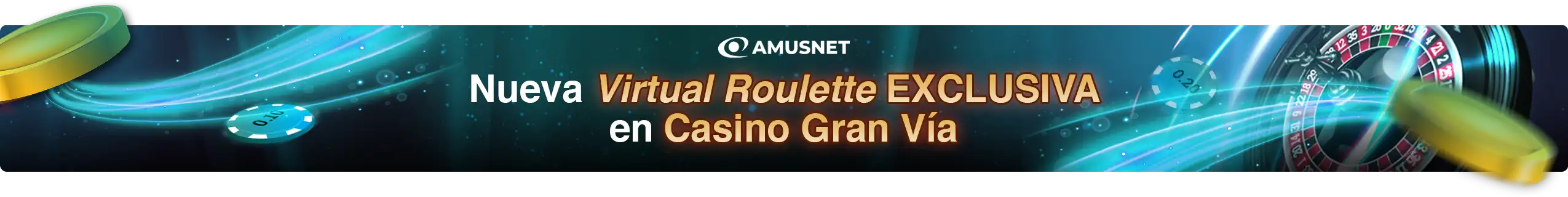 Juega a la nueva ruleta de Amusnet