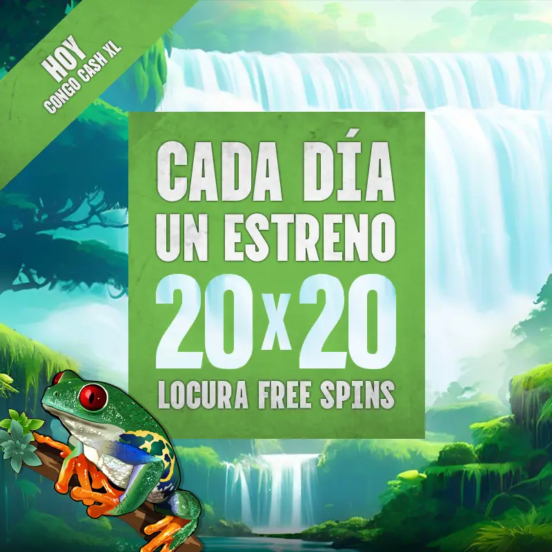 20X20 LOCURA FREE SPINS