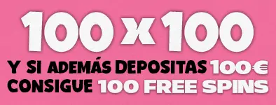 100X100 LOCURA FREE SPINS