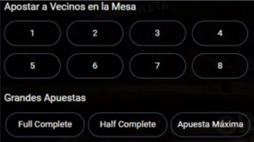 Apuesta completa plena